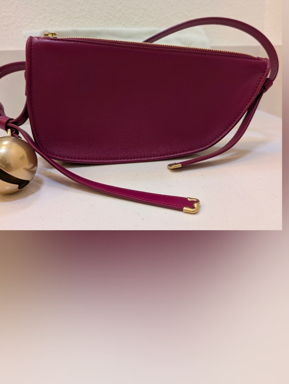 Burberry Mini Shield Sling Leather Shoulder Bag - Pre-owned
